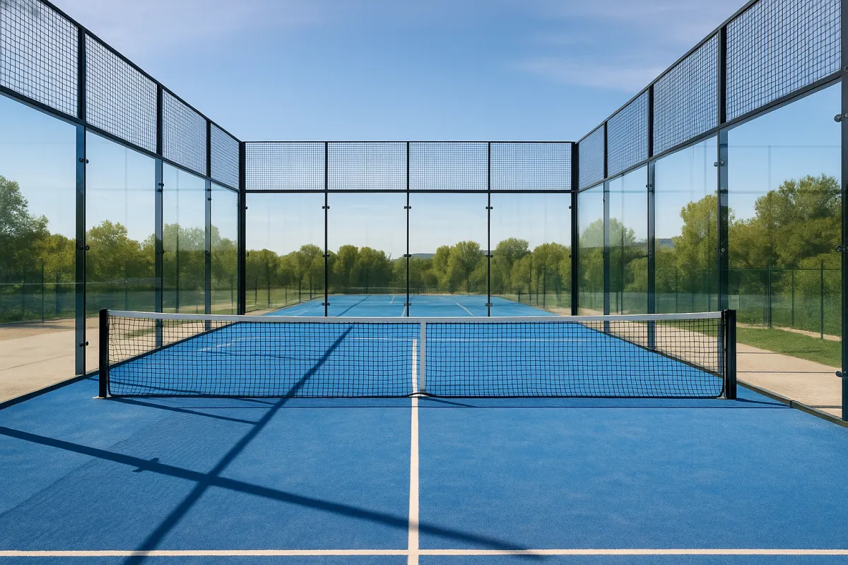 Padel tennis court